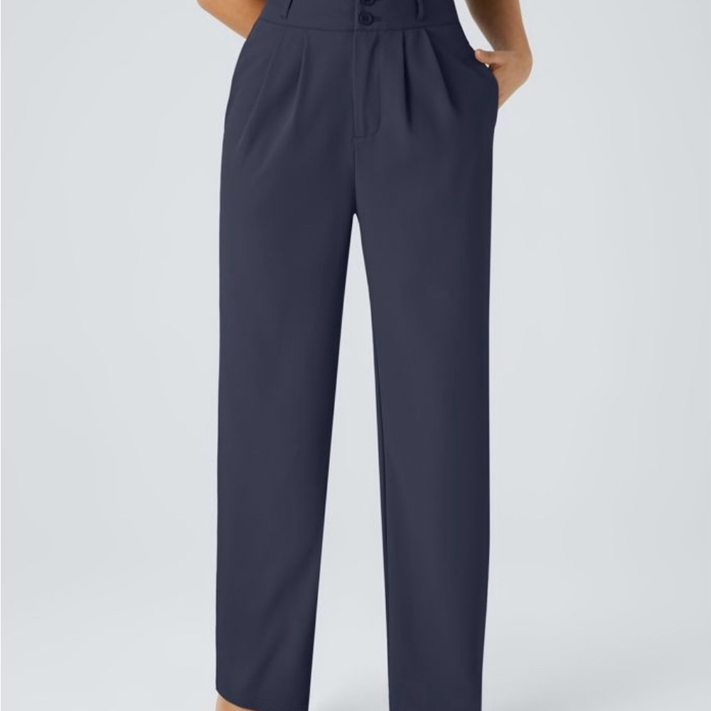 Halara Navy Work Pants Petite Medium